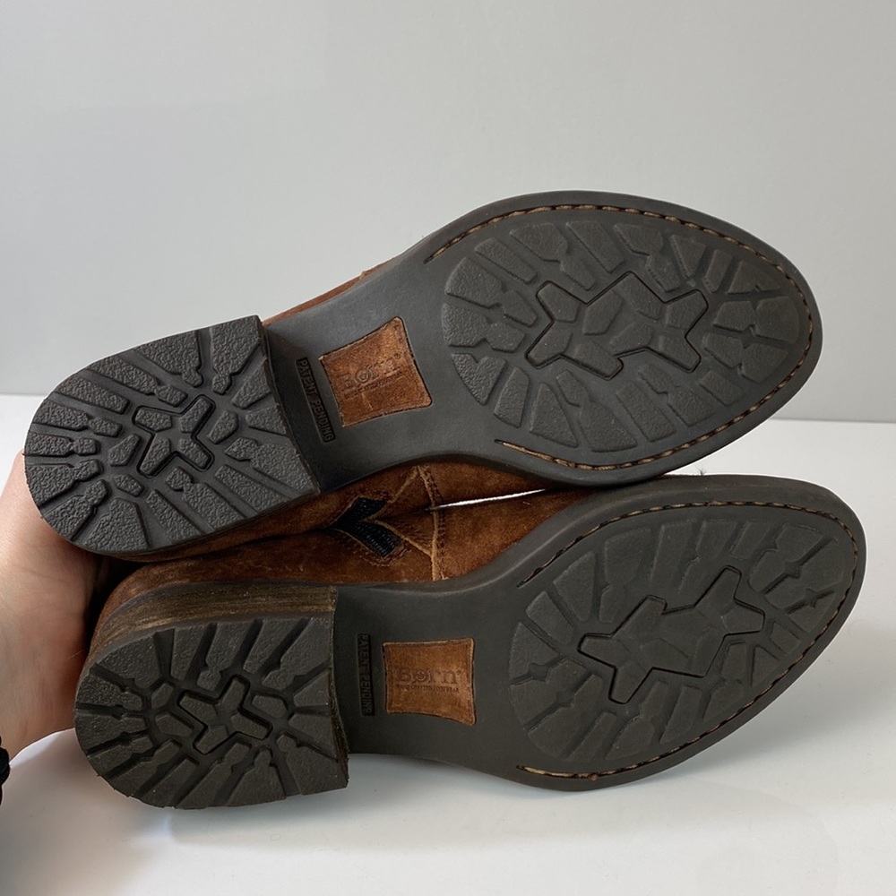 Born Kristina Rust/Brown Booties Size 8 - Picture 9 of 15